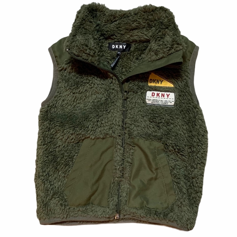DKNY Logo 3 Piece Set (Vest, Hooded Tee, Pants) - Picture 3 of 5